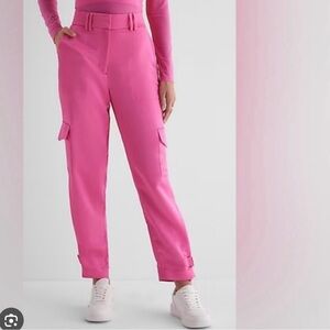 Express Stylish Pink Women's Cargo Pants